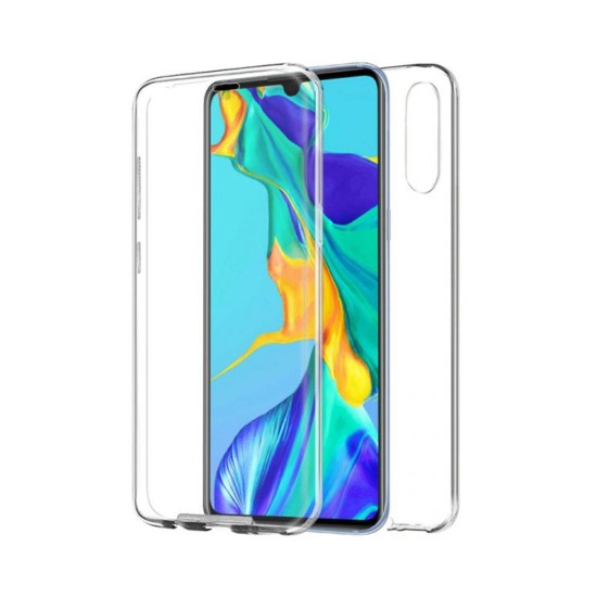 Funda de Silicona 360º para Huawei P30 Transparente